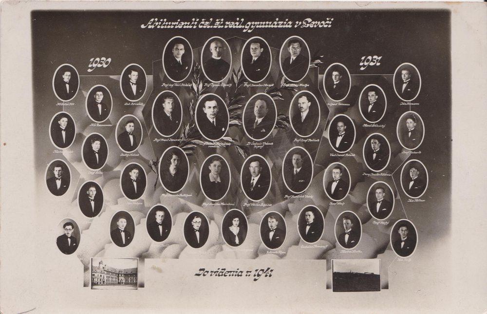 Abiturienti gymnázia v Levoči, 1931